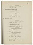 Moe Howard's 35pp. Script Dated March 1936 for The Three Stooges Film ''Half-Shot Shooters'' -- Very Good Plus Condition